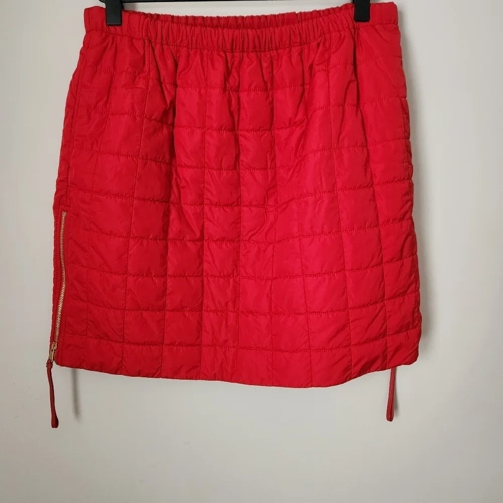 Max Mara | Kim Box Padded Quilted Zip Hem Mini Skirt - Size US 10